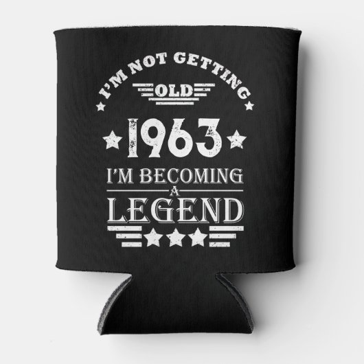 60歳のヴィンテージ60歳の誕生日パーティー 缶クーラー (正面)