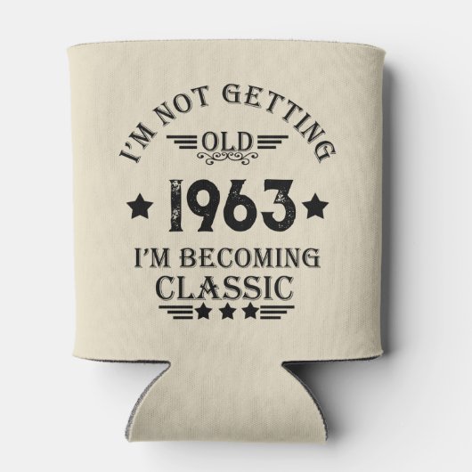 60歳のヴィンテージ60歳の誕生日パーティー 缶クーラー (裏面)