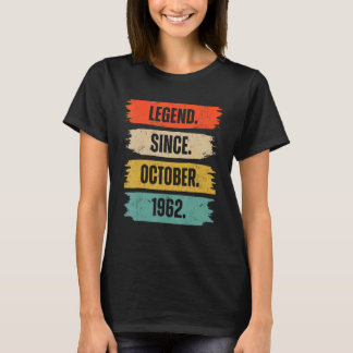 60歳の伝説1962年10月60誕生以来 Tシャツ