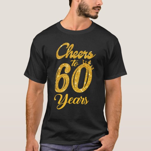 60歳の応援の誕生日 Tシャツ (正面)
