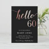 60歳の招待状, 60歳の誕生日 招待状 (スタンド正面)