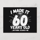 60歳の皮肉なミーム 面白い60歳の誕生日 ポストカード (正面)