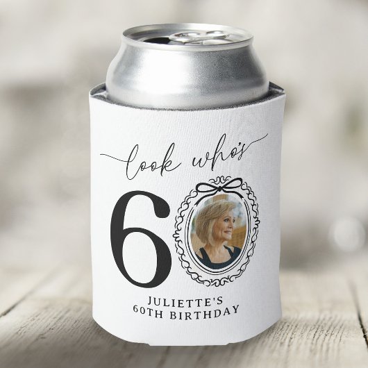 60歳の誕生日おめでとうフォトギフト 缶クーラー