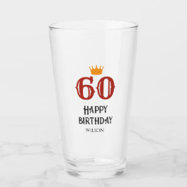60歳の誕生日おめでとう カスタム タンブラーグラス