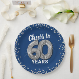60歳の誕生日おめでとう ペーパープレート