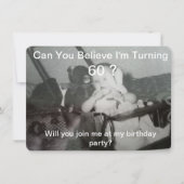 60歳の誕生日おめでとう 記念写真 招待状 (正面)