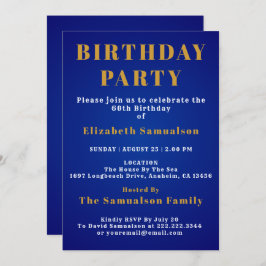 60歳の誕生日おめでとう 設定基準 ブルー誕生日 招待状