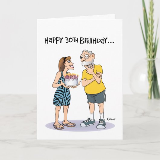60歳の誕生日おめでとう(辛口) カード (正面)