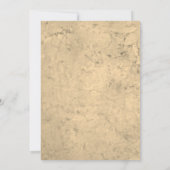 60歳の誕生日おめでとう 60年熟成 ヴィンテージ ラスティック 招待状 (裏面)