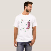 60歳の誕生日おめでとう 60歳のギフトカウント Tシャツ (正面フル)