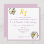 60歳の誕生日の招待状 招待状 (正面/裏面)