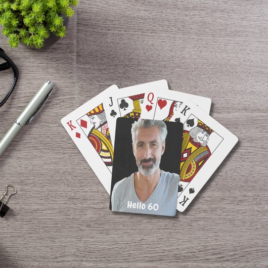 60歳の誕生日の男こんにちは60 トランプ