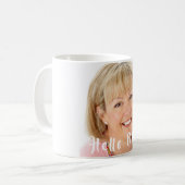 60歳の誕生日カスタム写真こんにちは60人の女性 コーヒーマグカップ (正面左)