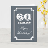 60歳の誕生日カード カード (黄色い花)