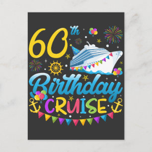 60歳の誕生日クルーズ 誕生日パーティー ポストカード