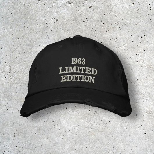 60歳の誕生日ゴルファー限定版ユーモア 刺繍入りキャップ