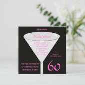 60歳の誕生日サプライズパーティー招待状 招待状 (スタンド正面)