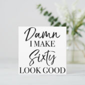 60歳の誕生日スタイル カード (スタンド正面)