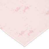 60歳の誕生日バラ金ゴールドピンクhello60文字 テーブルクロス (アングル)