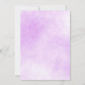 60歳の誕生日パーティーでさくらんぼの花が紫色に 招待状 (裏面)