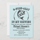 60歳の誕生日パーティーでO-fishの味方 招待状 (正面)