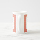 60歳の誕生日パーティーの装飾または誕生日プレゼント ボーンチャイナマグカップ (裏面)