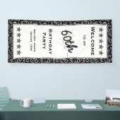 60歳の誕生日パーティーへようこそ 横断幕 (トレードショー)