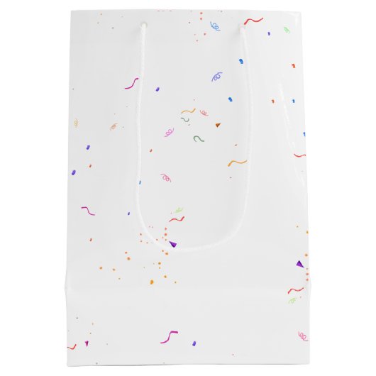 60歳の誕生日パーティーアヒル(気球) ミディアムペーパーバッグ (裏面)