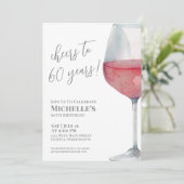 60歳の誕生日パーティー応援～60歳 招待状 (スタンド正面)