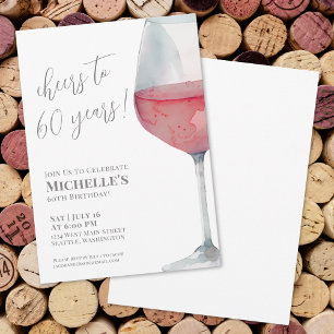 60歳の誕生日パーティー応援～60歳 招待状