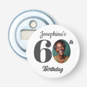 60歳の誕生日パーティー記念写真ギフト 栓抜き (正面)