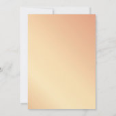 60歳の誕生日パーティー金ゴールドバブルgram 招待状 (裏面)