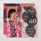 60歳の誕生日パーティー | テンプレート | 自作 (正面/裏面)