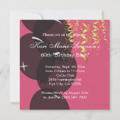 60歳の誕生日パーティー | テンプレート | 自作 (裏面)