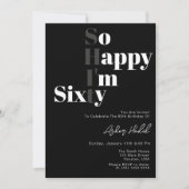 60歳の誕生日パーティー 招待状 (正面)