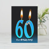 60歳の誕生日パーティー 招待状 (スタンド正面)