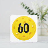 60歳の誕生日ピックルボールパーティー 招待状 (スタンド正面)