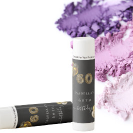 60歳の誕生日ブラック金ゴールドヒョウ動物パーティー