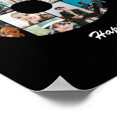 60歳の誕生日プレゼント フォトコラージュ ギフト ポスター (角)