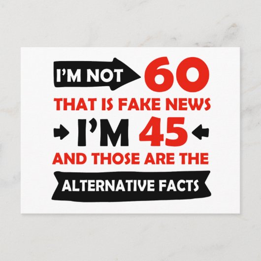 60歳の誕生日プレゼント ポストカード (正面)