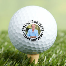 60歳の誕生日写真 ゴルフボール