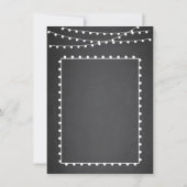 60歳の誕生日招待状 - モノクロ - 乾杯 招待状 (裏面)