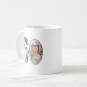 60歳の誕生日 カスタム2枚の写真 コーヒーマグカップ (正面左)
