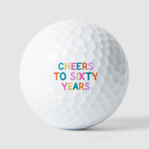 60歳の誕生日 ゴルフボール