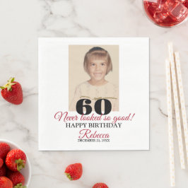 60歳の誕生日 スタンダードランチョンナプキン