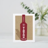 60歳の誕生日 ワインパーティー 招待状 ヴィンテージ (スタンド正面)