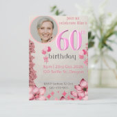 60歳の誕生日 招待状 (スタンド正面)