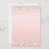 60歳の誕生日 招待状 プリント ローズゴールド 六十 (裏面)