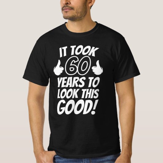 60歳の誕生日 Tシャツ (正面)