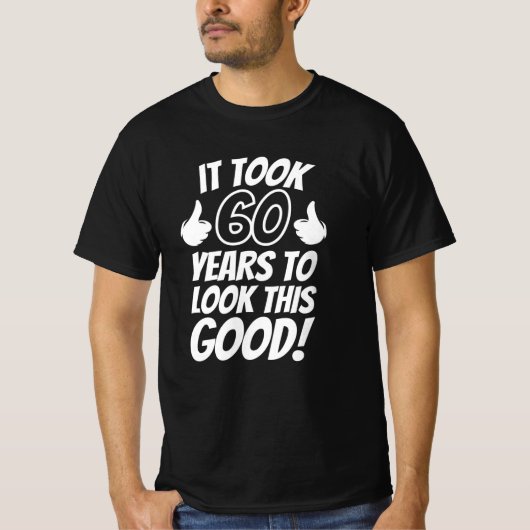 60歳の誕生日 Tシャツ (正面)